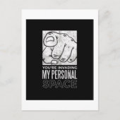 私の個人的な宇宙おもしろい10代の語 ポストカード (正面)