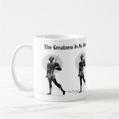 私の偉大さ コーヒーマグカップ (左)