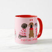 私の偉大なダンは私のバレンタイン マグカップ (正面右)