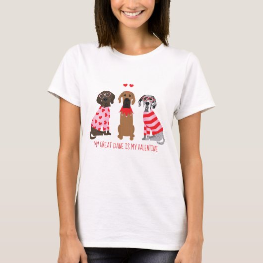 私の偉大なダンは私のバレンタイン Tシャツ (正面)