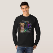 私の側で一度は常に私のハートBで雄牛 Tシャツ (正面フル)