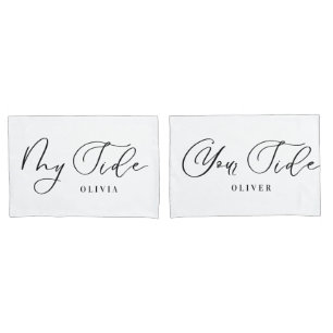 私の側のパーソナライズされた丸エレガント薬 枕カバー