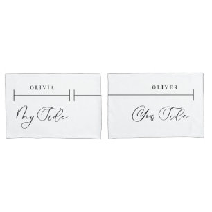 私の側の台パーソナライズされた本エレガントは 枕カバー