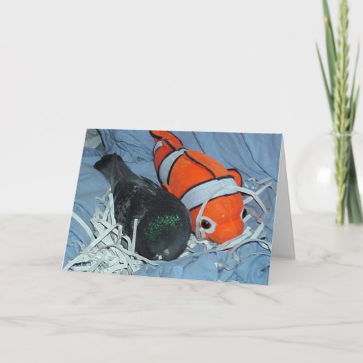 私の側面の挨拶状によって カード (正面)