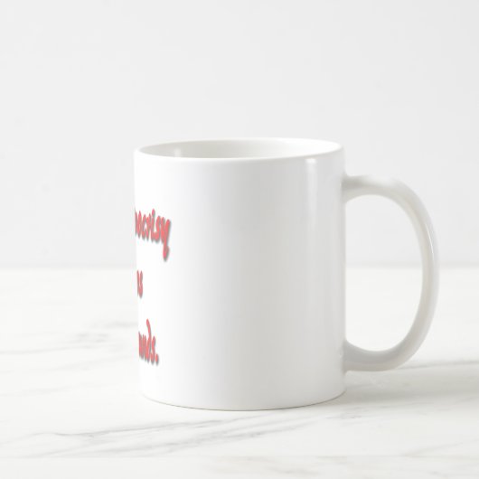 私の偽善は限界を知っていません コーヒーマグカップ (右)