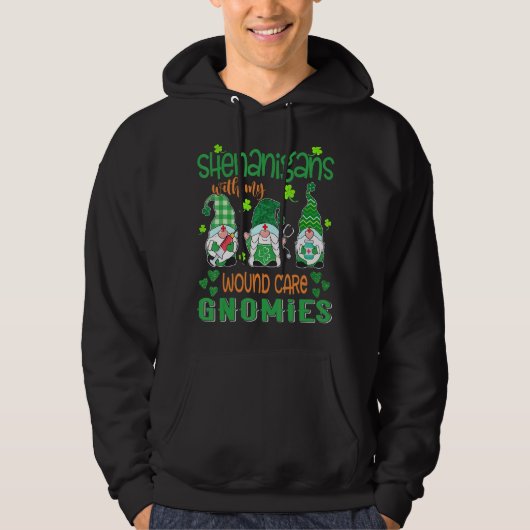 私の傷のグノーミーとシェナ気にニガンSt patricks パーカ (正面)