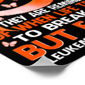 私の傷は物語を告げる白血病認識度蝶 ポスター (角)