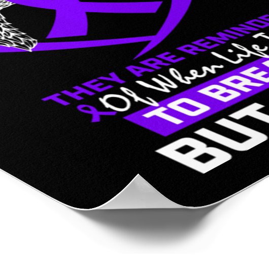 私の傷は紫ホジキンリンパ腫Awの物語を伝える ポスター (角)