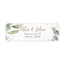 私の優しい住所 シールエレガント緑