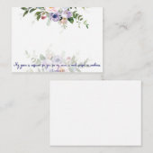 私の優雅さは十分である、パステルウォーター色のフローラ ノートカード (正面/裏面)