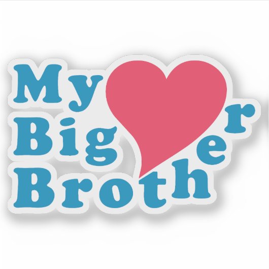 私の兄の愛 シール (正面)