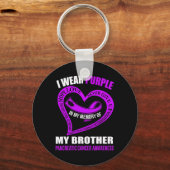 私の兄の膵臓がん認識の記憶で キーホルダー (正面)