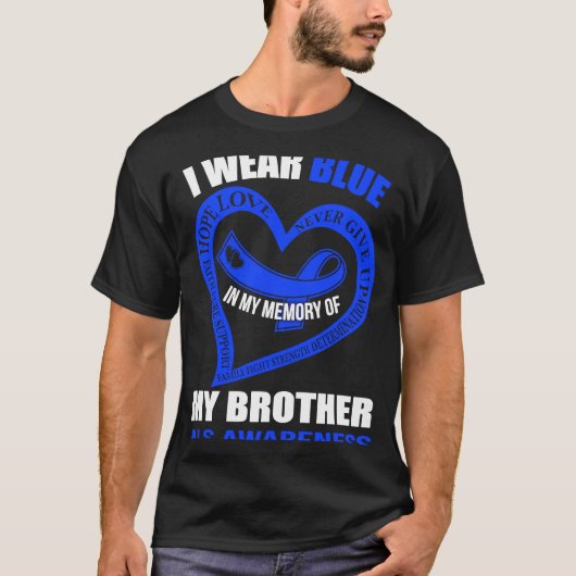 私の兄の記憶の中でALS認識度 Tシャツ (正面)