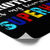 私の兄は私のスーパーヒーローのお気に入りの自閉症が待ち受けている ポスター (角)