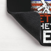 私の兄は私のヒーロー誇りを持ったアメリカの退役軍人 マウスパッド (コーナー)