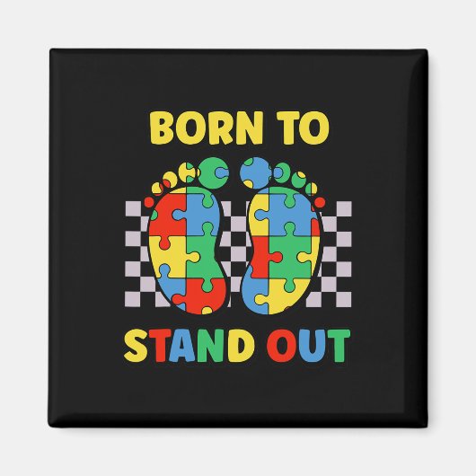 私の兄はAu-some自閉症意識自閉症Li マグネット (正面)