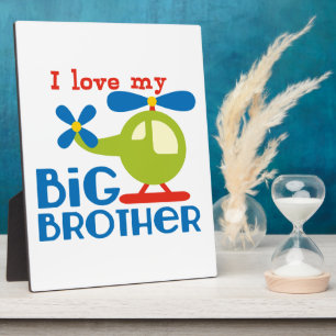 私の兄を愛するヘリコプター フォトプラーク