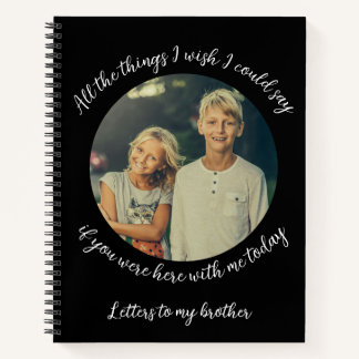 私の兄弟への手紙：思い出のジャーナル ノートブック