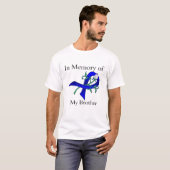 私の兄弟-結腸癌を記念して Tシャツ (正面フル)