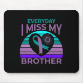 私の兄恋しく思弟ハートー自殺認識度S マウスパッド (正面)