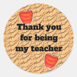 私の先生に感謝 ラウンドシール