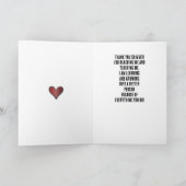 私の先生のためにあなた最高のは カード (内部)