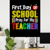 私の先生のため祈に学校の初日 ポスター (ホームオフィス)