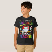 私の先生の6年生祈の最初の日 Tシャツ (正面フル)