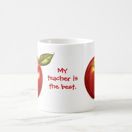 私の先生は最高にマグです コーヒーマグカップ (中央)