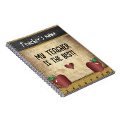 私の先生は最高の ノートブック (右側)