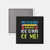 私の先生は私の楽しみの100日を生き延びた 100日間の マグネット (正面/裏面)