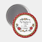 私の先生は2良い2 Be 4磁石を取得 マグネット (正面/裏面)