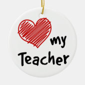私の先生を! セラミックオーナメント (正面)