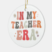 私の先生エラおもしろいー新学期 セラミックオーナメント (左)