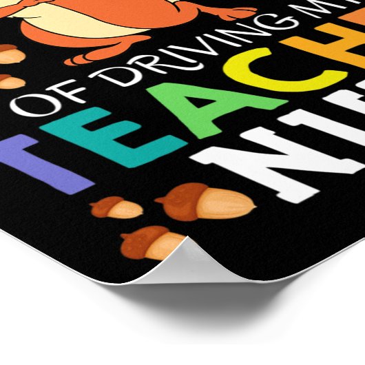 私の先生ナッツおもしろいダビングスクウェアを駆動する日 ポスター (角)