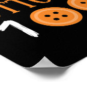 私の先生ボタンを押している100日おもしろいScho ポスター (角)