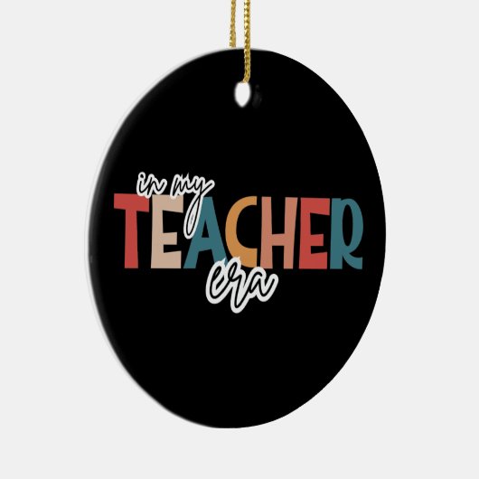 私の先生時代の贈り物先生 セラミックオーナメント (右)