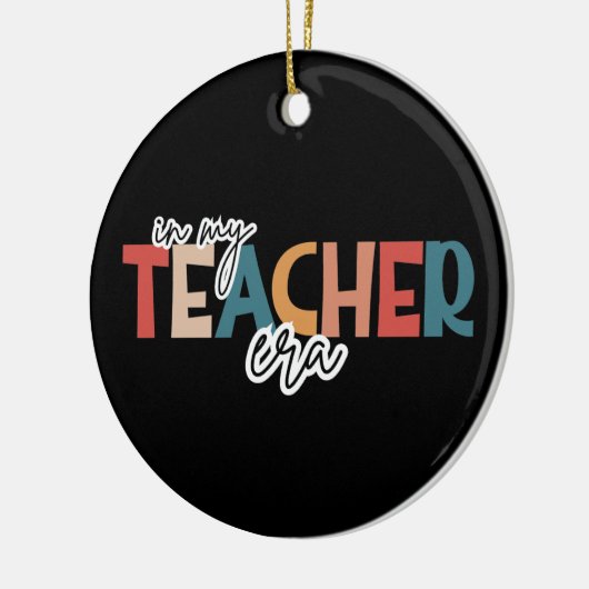 私の先生時代の贈り物先生 セラミックオーナメント (左)