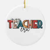 私の先生時代の贈り物先生 セラミックオーナメント (裏面)