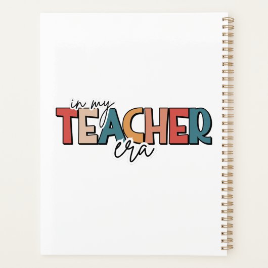 私の先生時代の贈り物先生 プランナー手帳 (裏面)