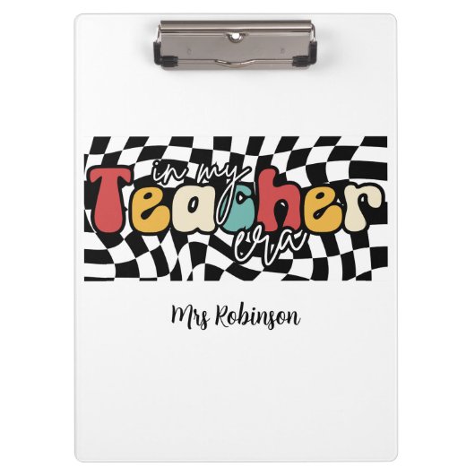 私の先生時代レトロ先生 クリップボード (正面)