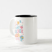 私の先生時代新学期幼稚園 ツートーンマグカップ (正面左)