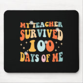 私の先生生き延び100日の私のおもしろい100学校 マウスパッド (正面)