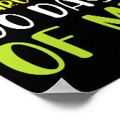 私の先生生き延び100日の私のおもしろい100日 ポスター (角)