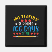 私の先生生き延び100日の私のおもしろい100日 マグネット (正面)