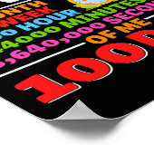 私の先生生き延び100日の私のおもしろい100日S ポスター (角)