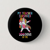 私の先生生き延び100日の私の学校ユニコーン 缶バッジ (正面)