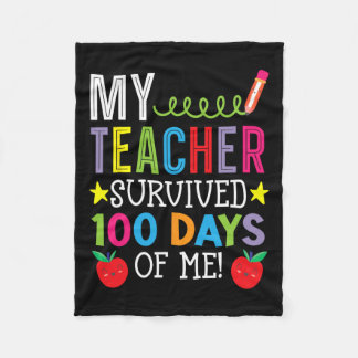 私の先生生き延び100日の私の学生弟子 フリースブランケット