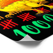 私の先生生き延び100日の私の恐竜の子供 ポスター (角)