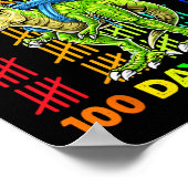 私の先生生き延び100日の私の恐竜T-レックス ポスター (角)